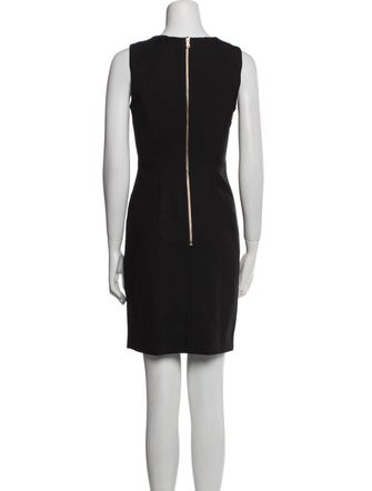 Milly Scoop Neck Mini Dress