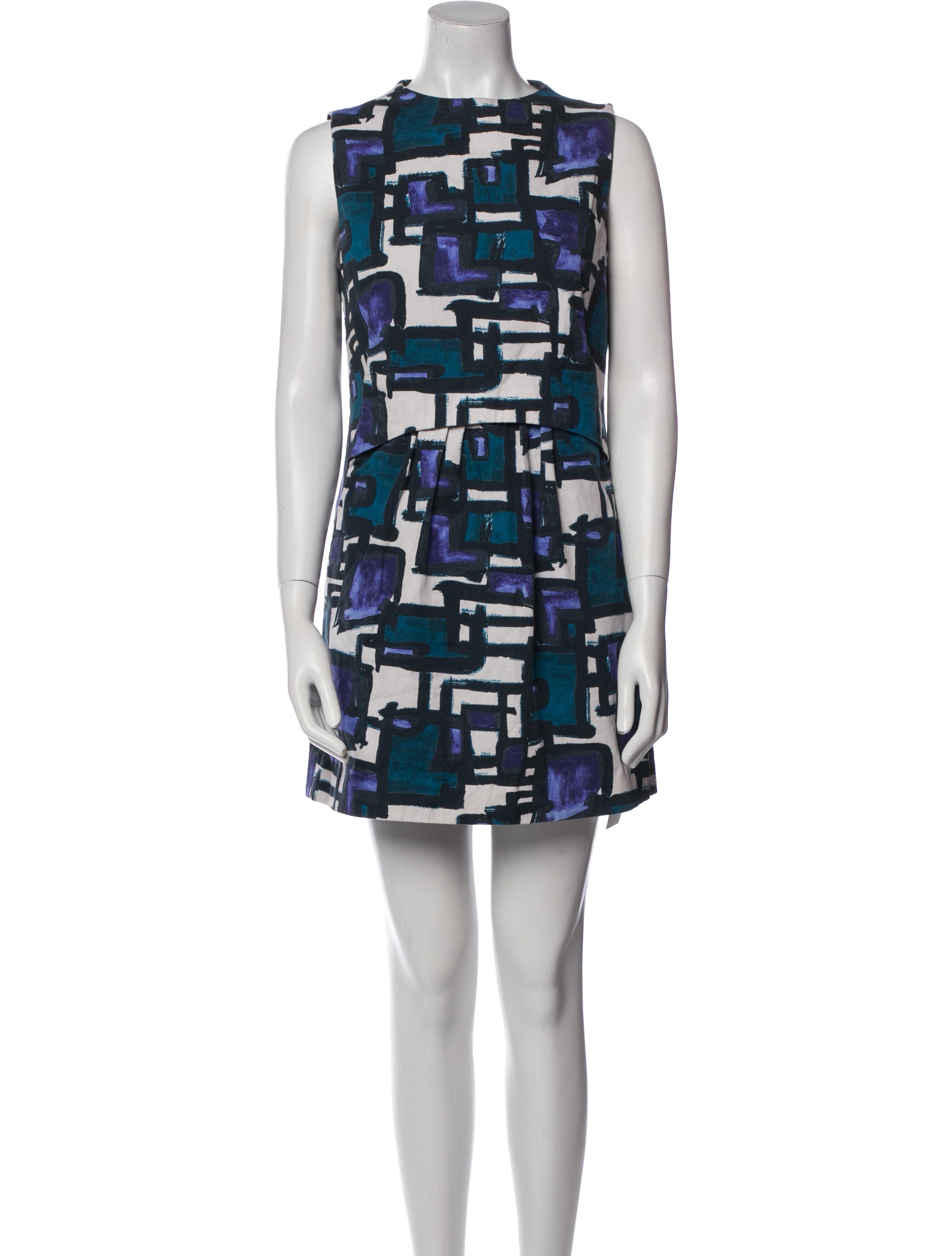 Milly Printed Mini Dress