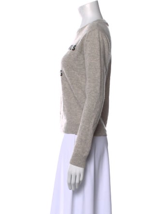 Milly Cashmere Graphic Print Sweater