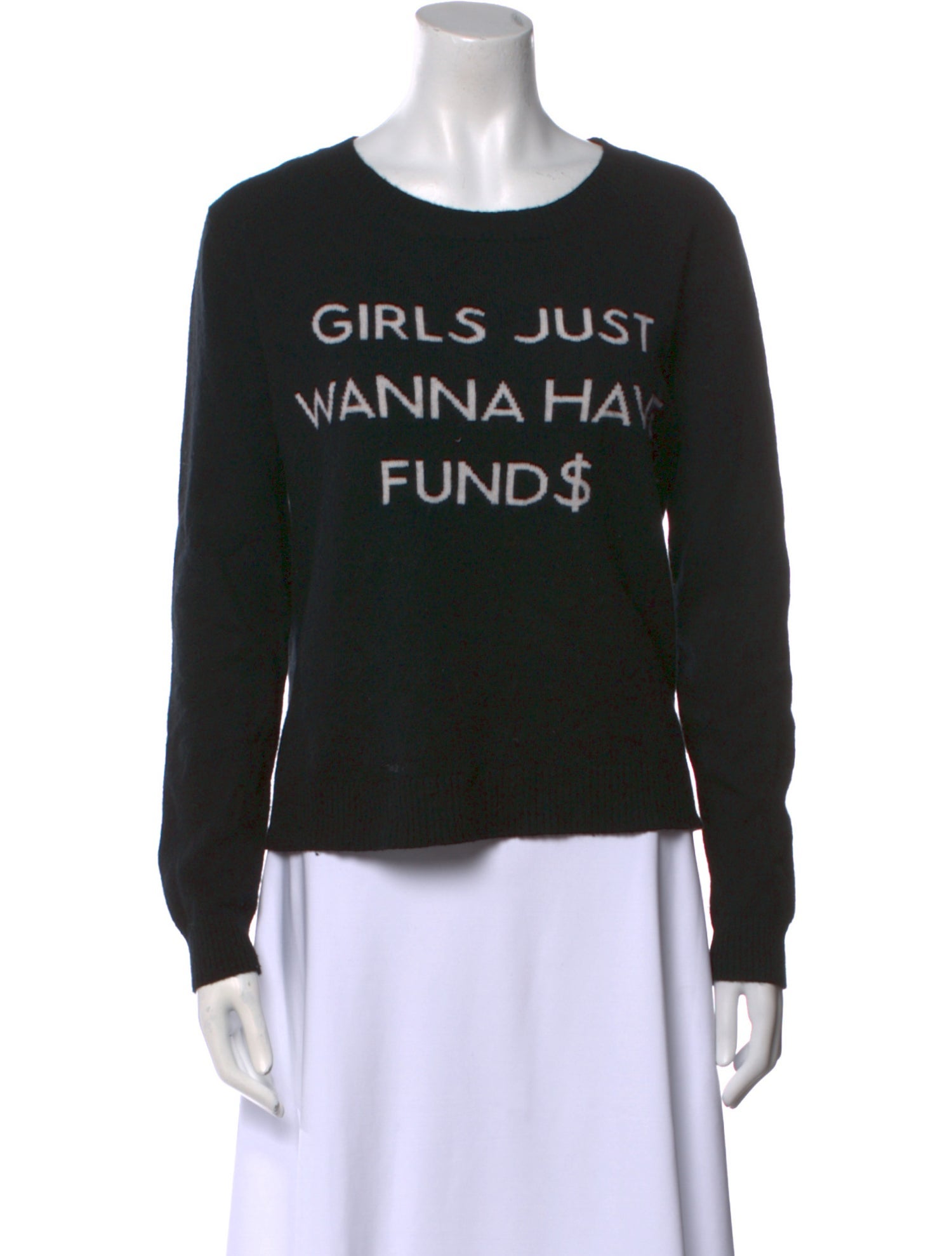 Milly Cashmere Graphic Print Sweater