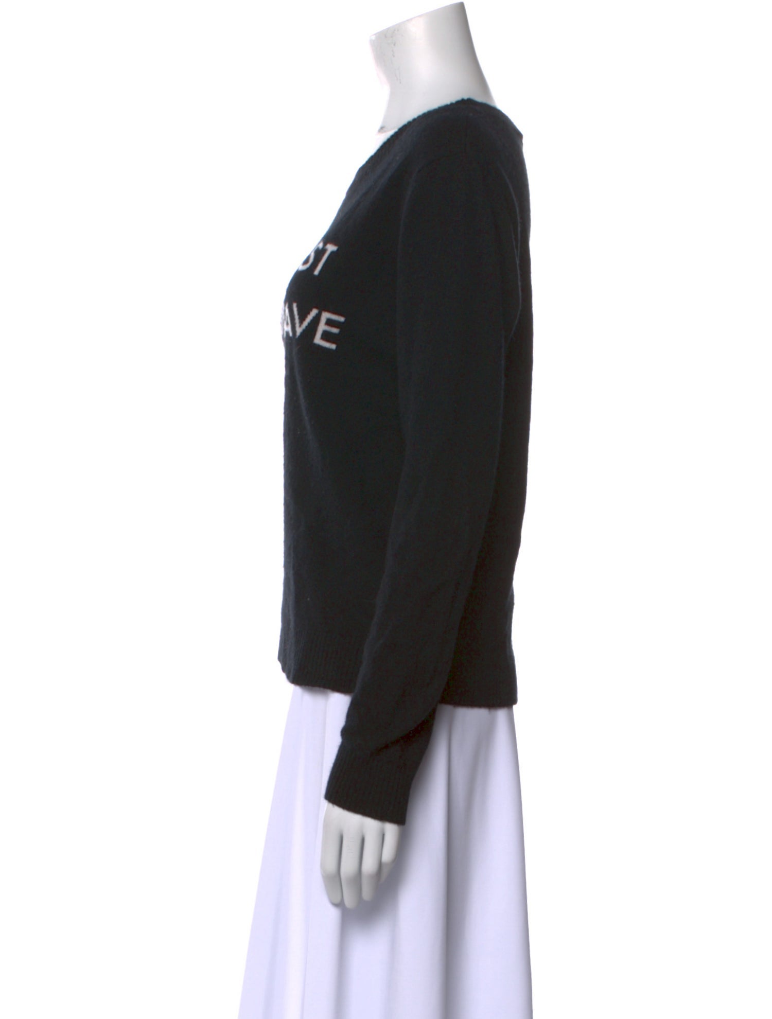 Milly Cashmere Graphic Print Sweater