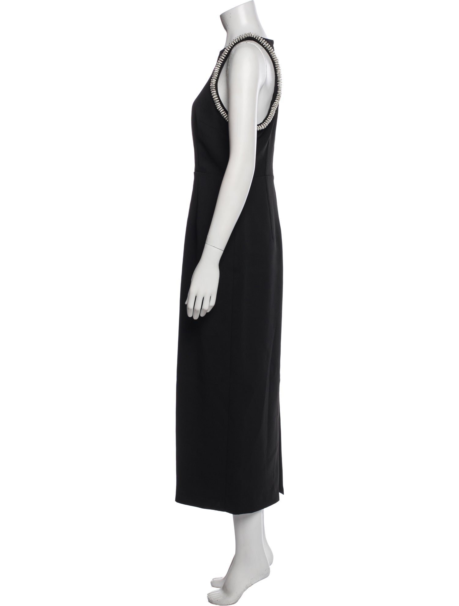 Milly Crew Neck Long Dress