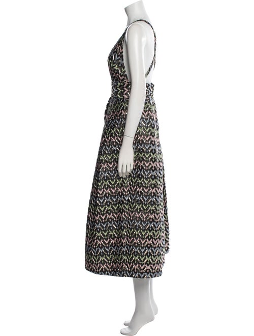 Milly Printed Long Dress