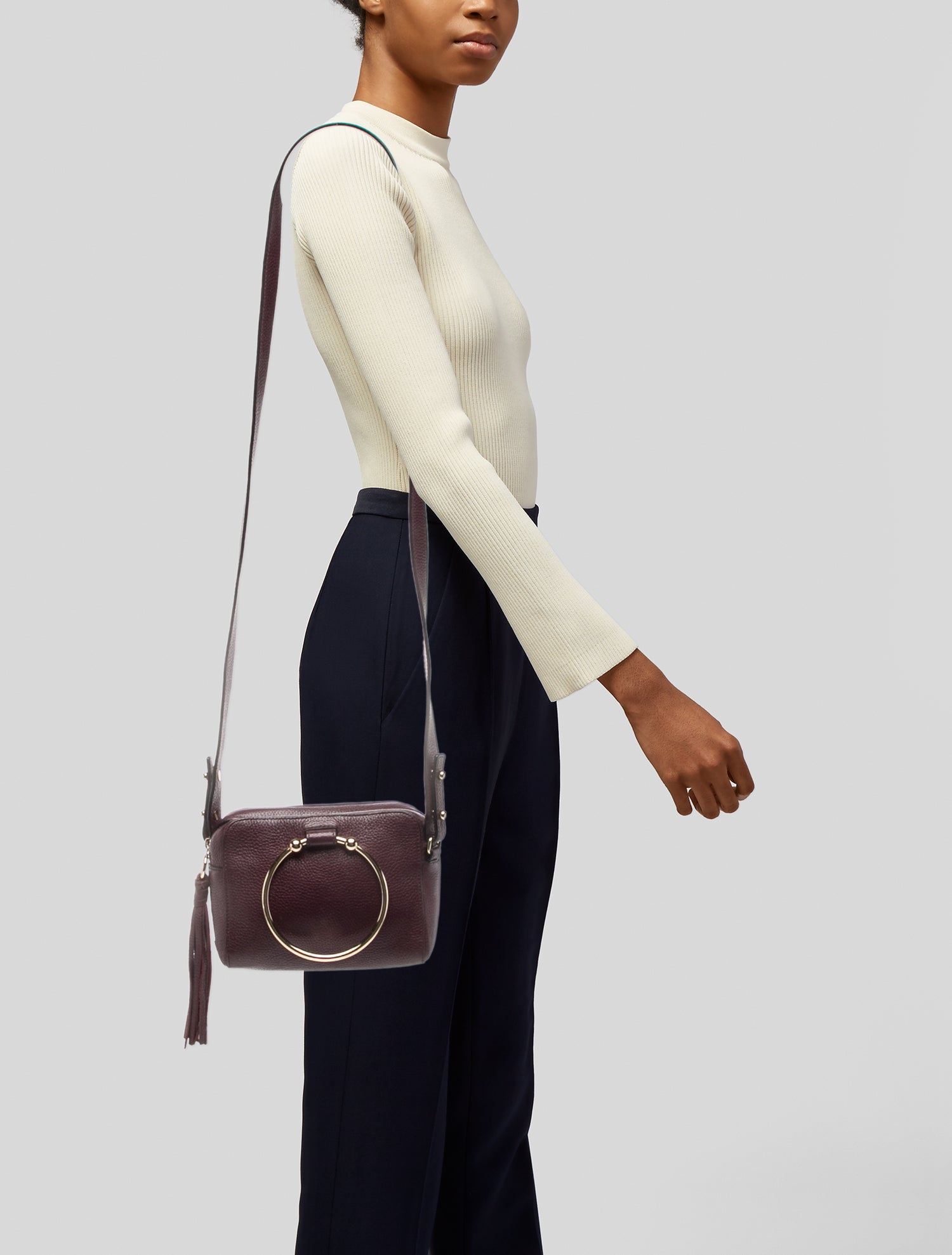 Milly Leather Crossbody Bag