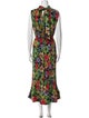 Milly Floral Print Long Dress