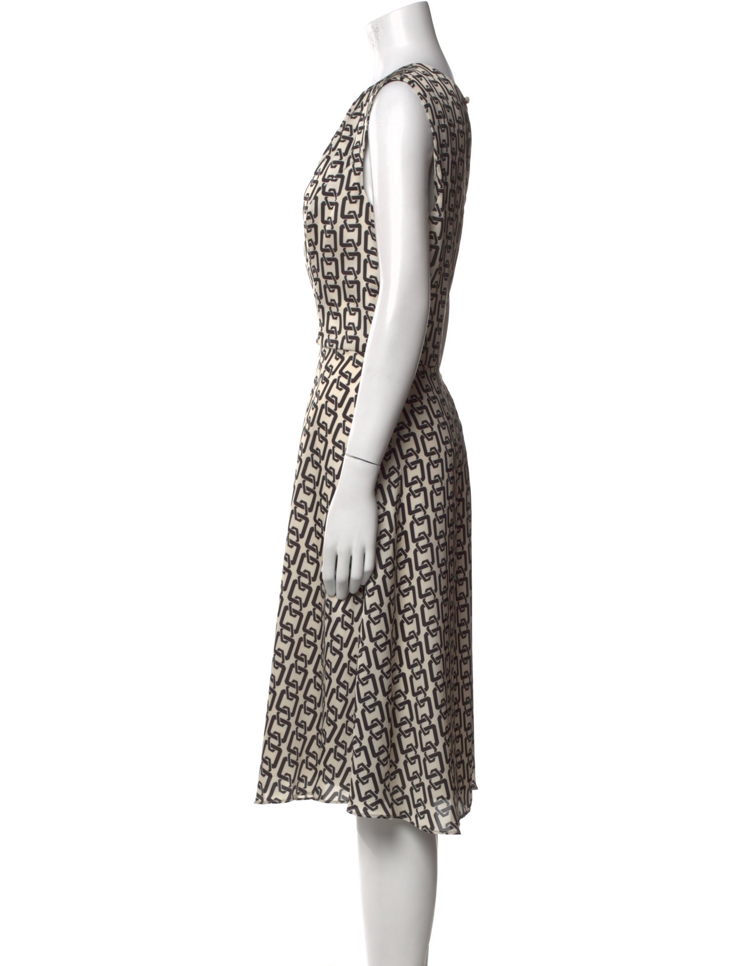 Milly Printed Knee-Length Dress