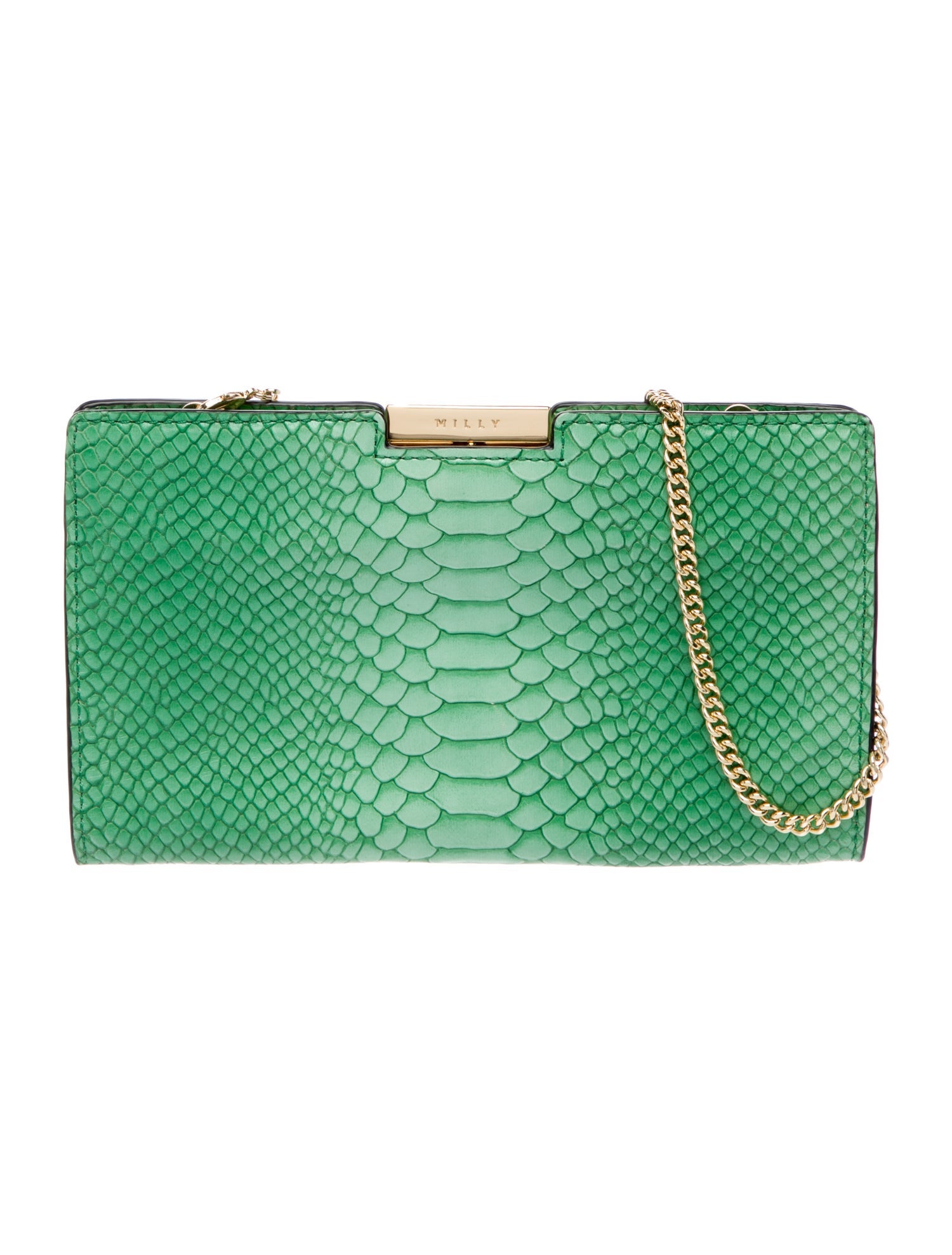 Milly Leather Clutch