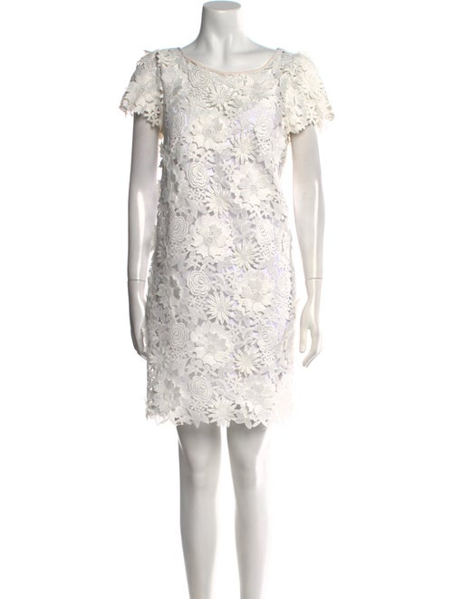 Milly Lace Pattern Mini Dress
