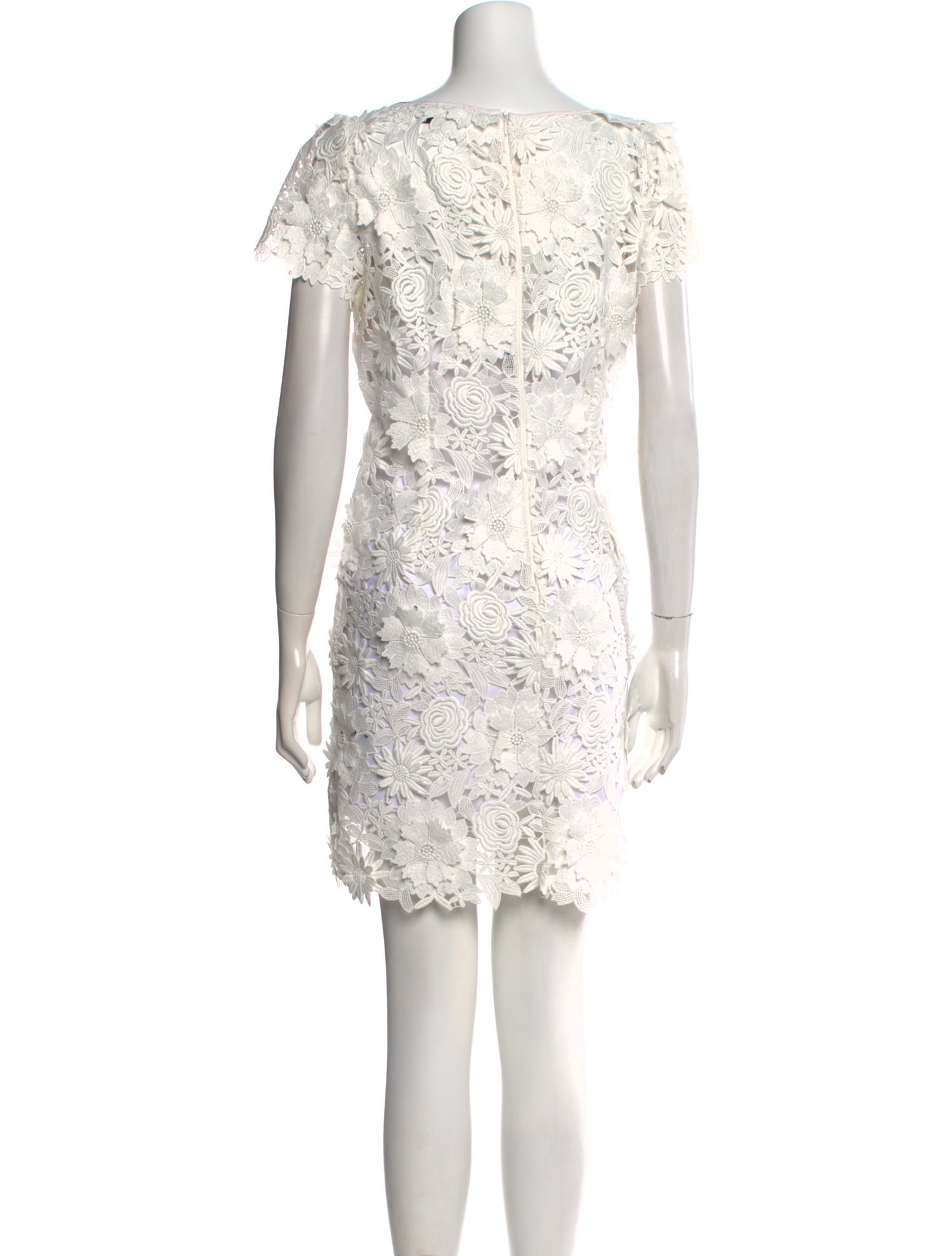 Milly Lace Pattern Mini Dress