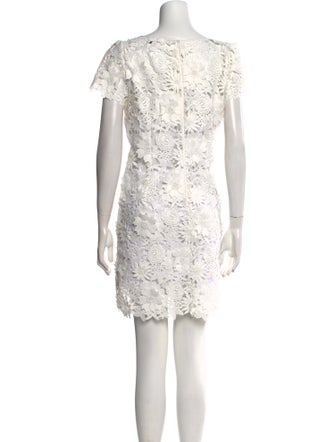 Milly Lace Pattern Mini Dress