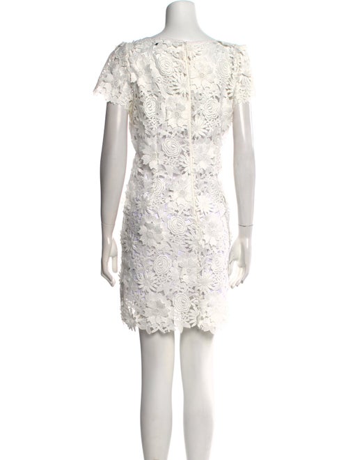Milly Lace Pattern Mini Dress
