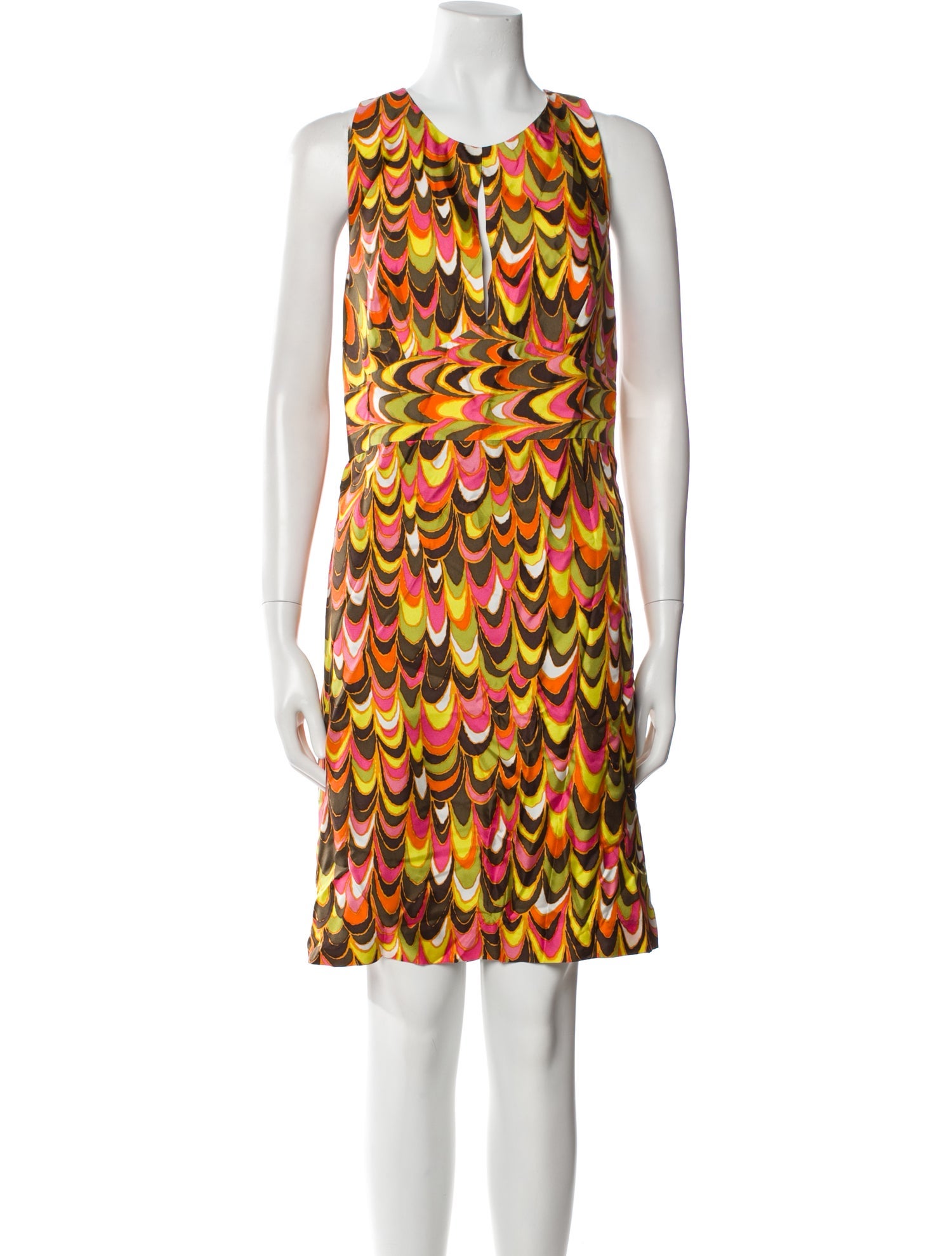 Milly Silk Knee-Length Dress