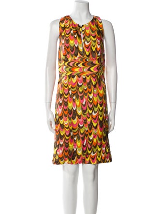 Milly Silk Knee-Length Dress