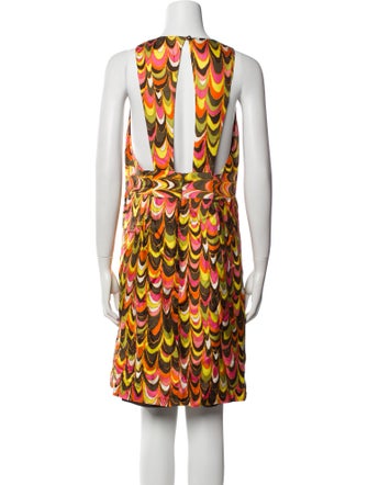 Milly Silk Knee-Length Dress