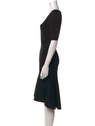 Milly Square Neckline Midi Length Dress