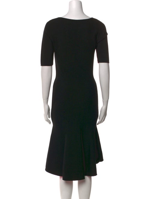 Milly Square Neckline Midi Length Dress