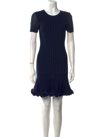 Milly Crew Neck Mini Dress