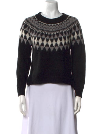 Milly Merino Wool Printed Sweater