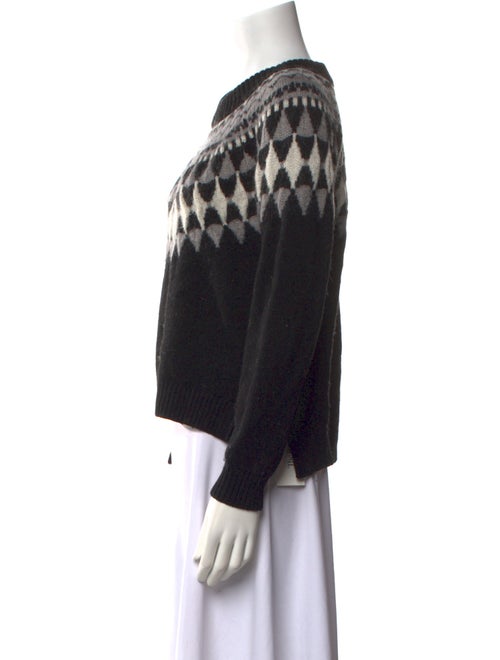 Milly Merino Wool Printed Sweater