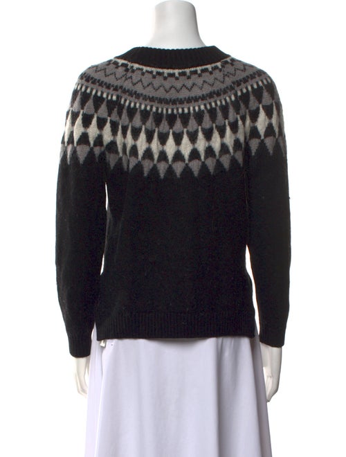 Milly Merino Wool Printed Sweater