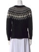 Milly Merino Wool Printed Sweater