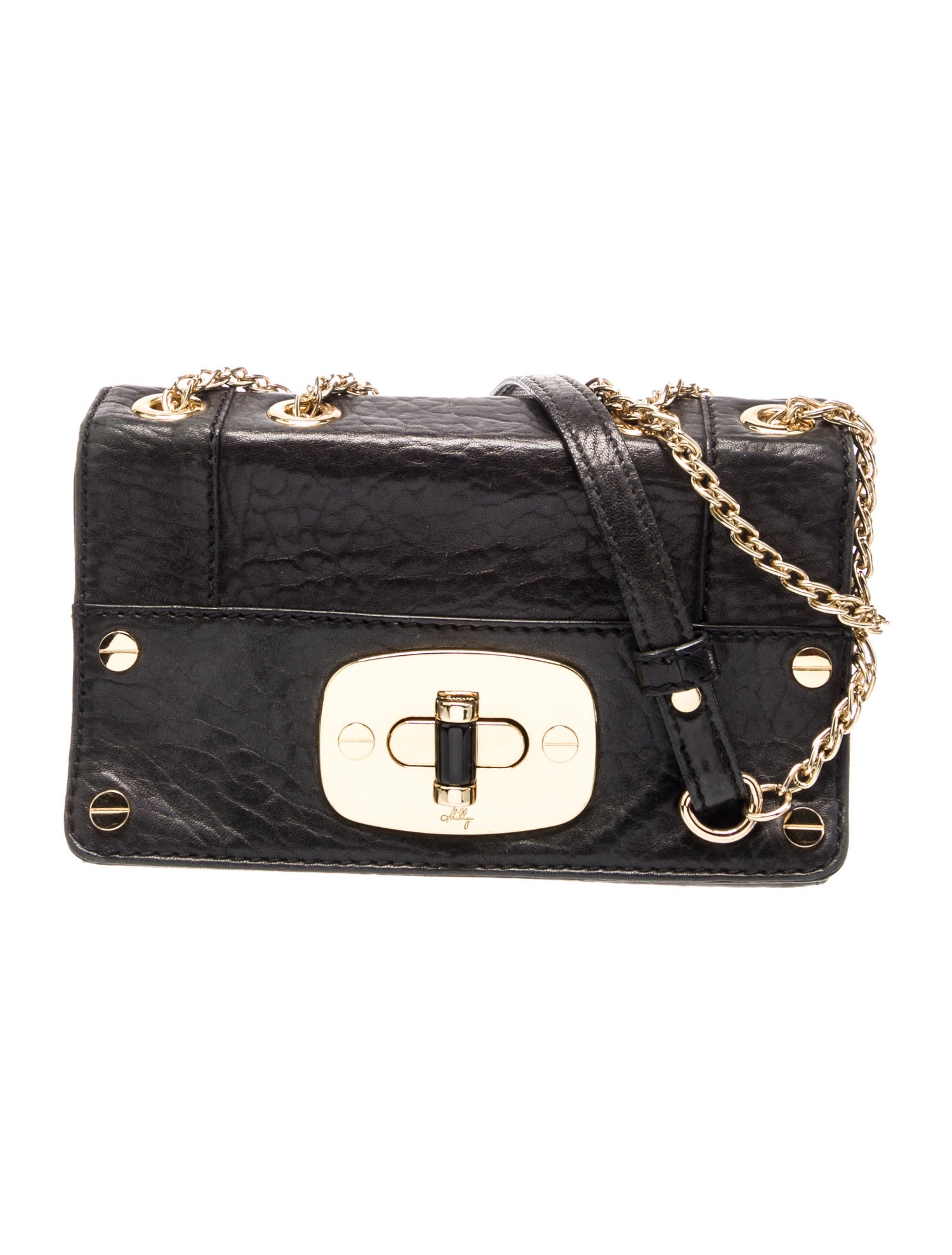 Milly Leather Shoulder Bag