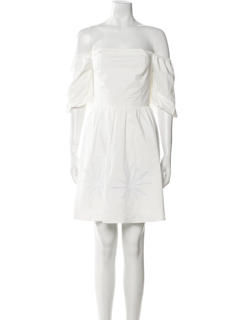 Milly Off-The-Shoulder Mini Dress