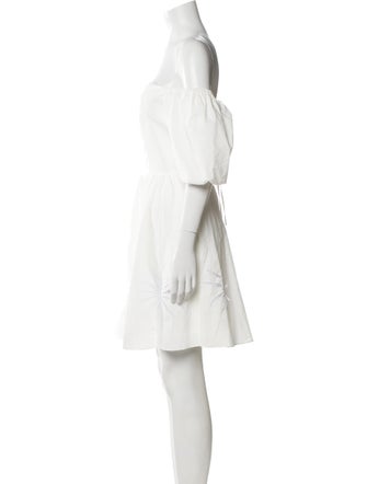 Milly Off-The-Shoulder Mini Dress