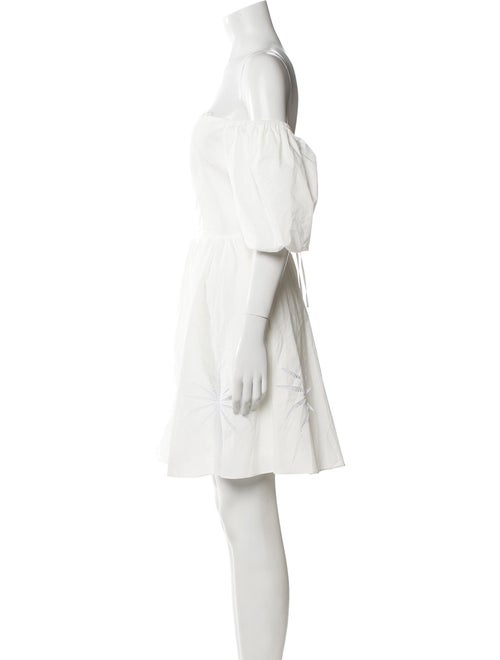 Milly Off-The-Shoulder Mini Dress