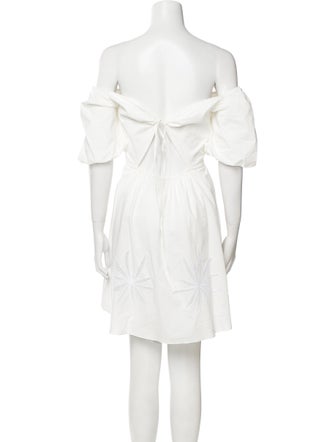 Milly Off-The-Shoulder Mini Dress