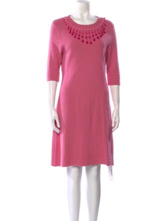 Milly Scoop Neck Mini Dress