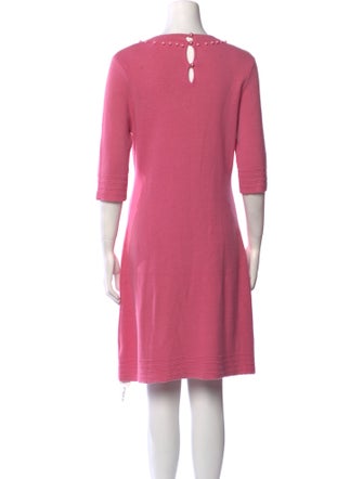 Milly Scoop Neck Mini Dress