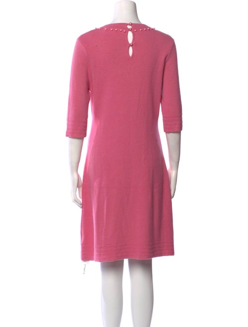 Milly Scoop Neck Mini Dress