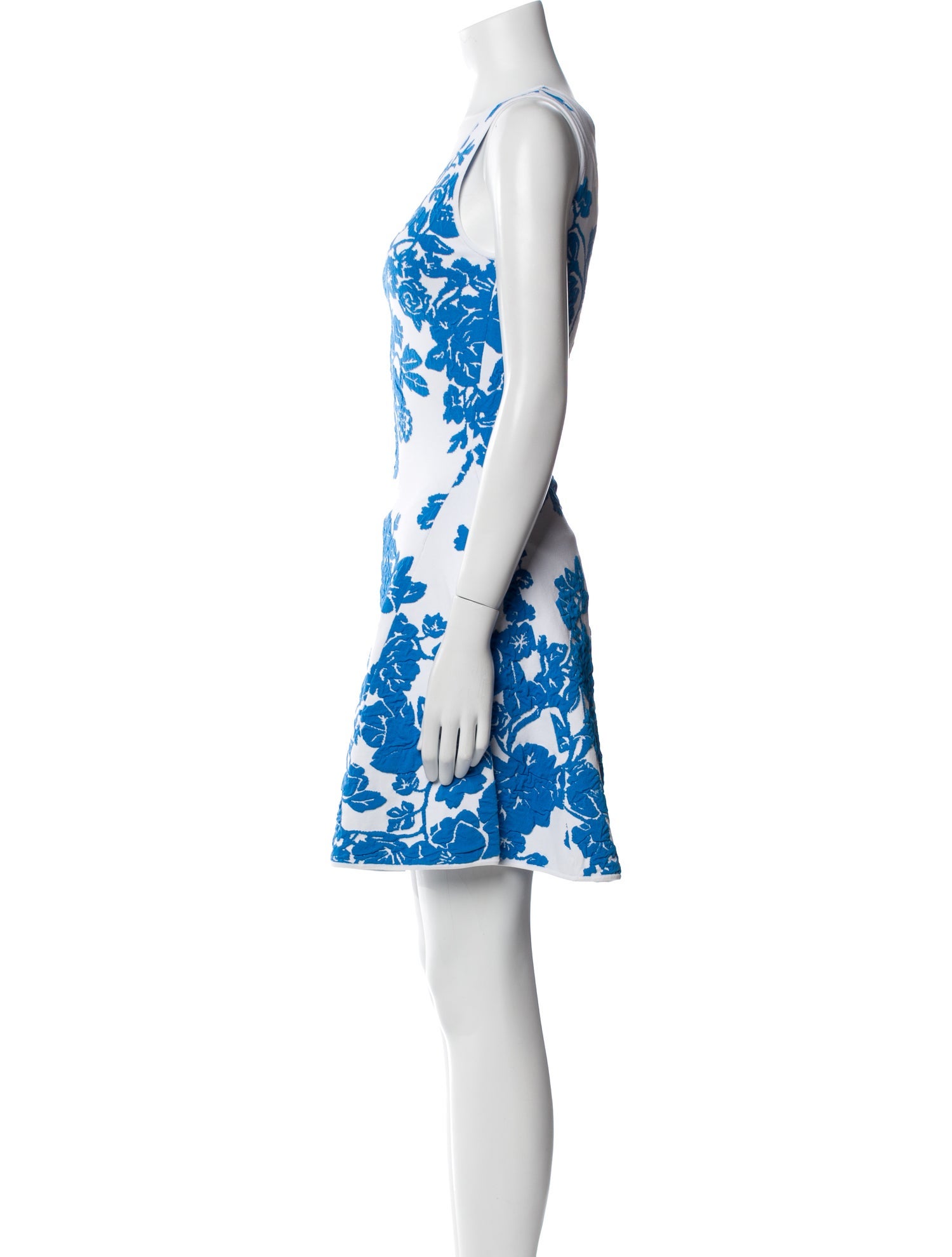 Milly Floral Print Mini Dress w/ Tags