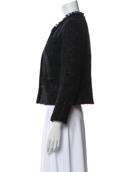 Milly Wool Tweed Pattern Evening Jacket