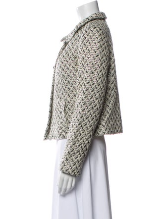 Milly Wool Printed Evening Jacket