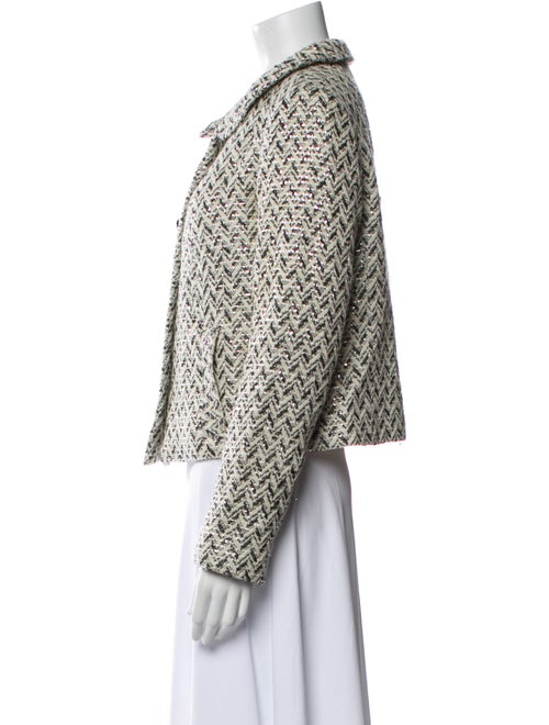 Milly Wool Printed Evening Jacket