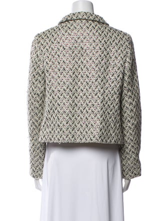 Milly Wool Printed Evening Jacket