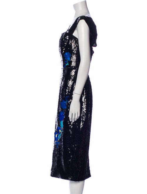 Milly Printed Midi Length Dress