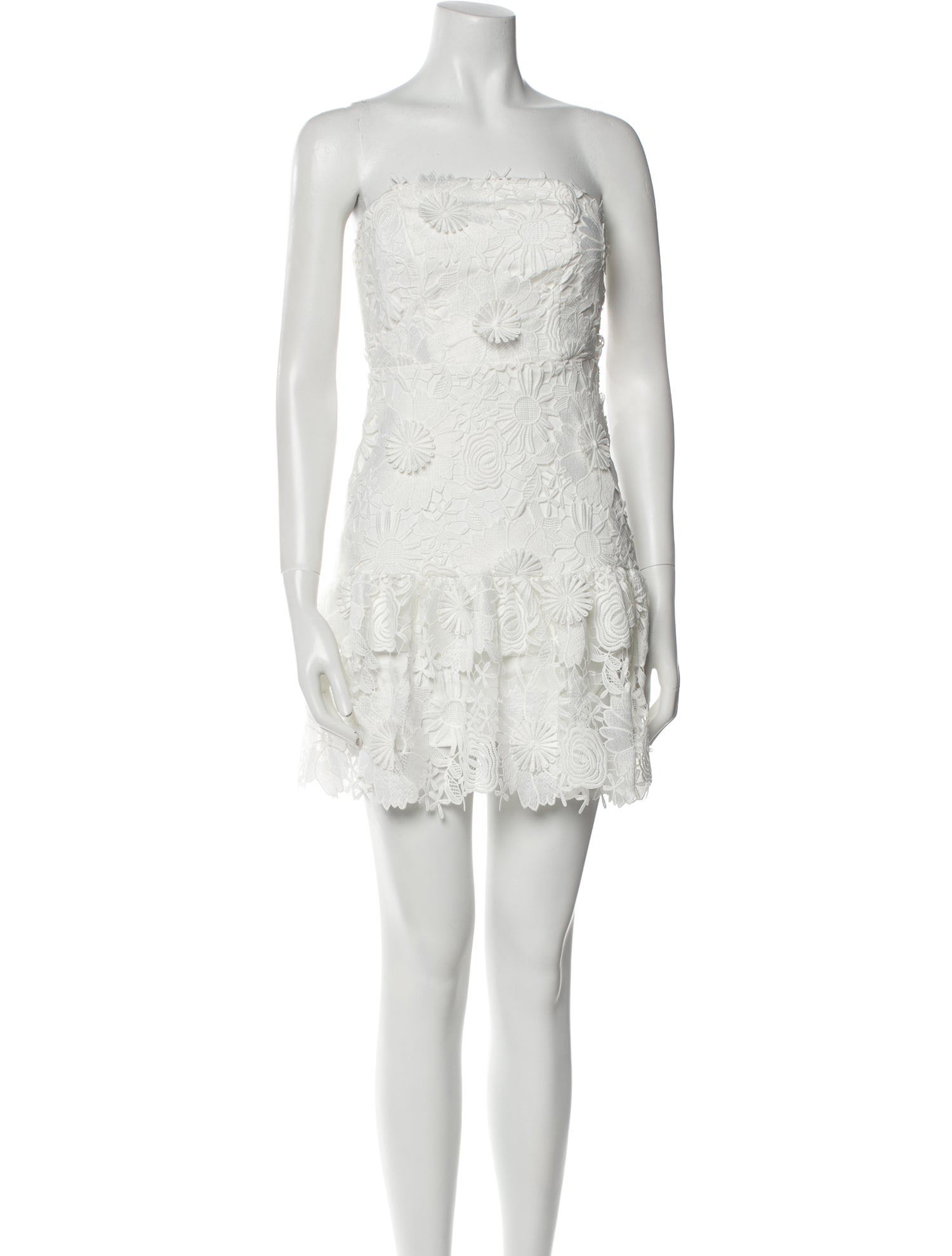 Milly Lace Pattern Mini Dress