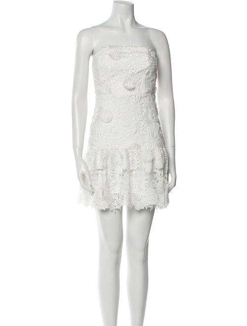 Milly Lace Pattern Mini Dress