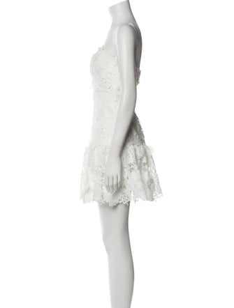Milly Lace Pattern Mini Dress