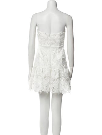 Milly Lace Pattern Mini Dress