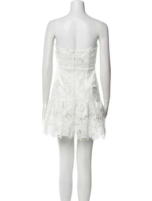 Milly Lace Pattern Mini Dress