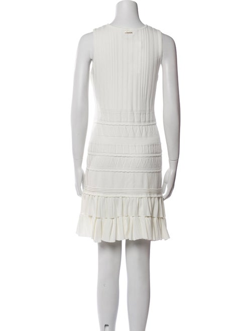 Milly Scoop Neck Mini Dress