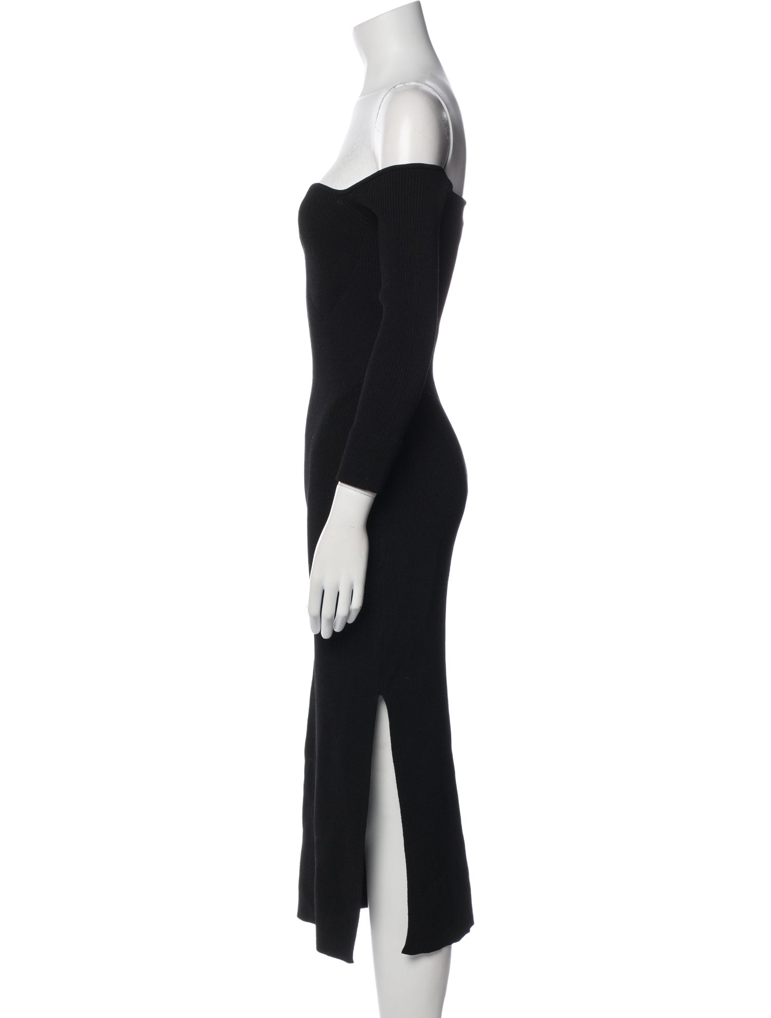 Milly Off-The-Shoulder Midi Length Dress