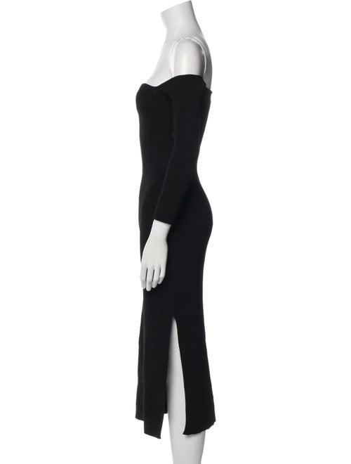 Milly Off-The-Shoulder Midi Length Dress