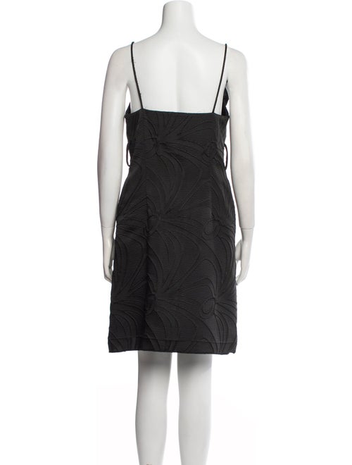 Milly V-Neck Mini Dress