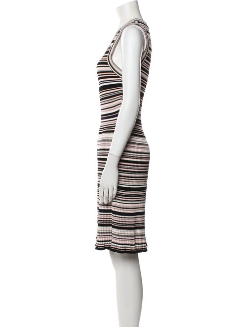 Milly Striped Knee-Length Dress