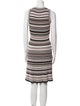 Milly Striped Knee-Length Dress